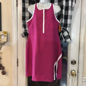 Sage Pink and White Women's Dress Size XXL NEW